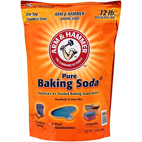 Arm &Amp; Hammer Baking Soda, 12 Lb Pack Of 2, White