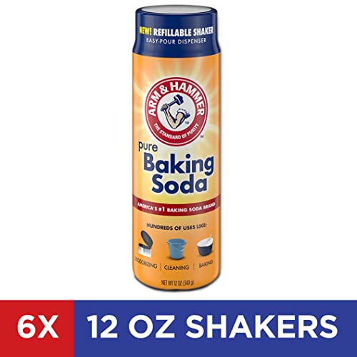 Arm &Amp; Hammer Baking Soda Shaker, 12 Oz, Pack Of 6