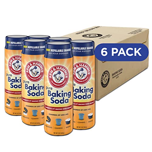 Arm &Amp; Hammer Baking Soda Shaker, 12 Oz, Pack Of 6