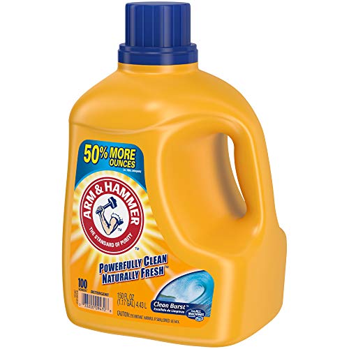 Arm &Amp; Hammer Clean Burst He Liquid Laundry Detergent, 100 Loads