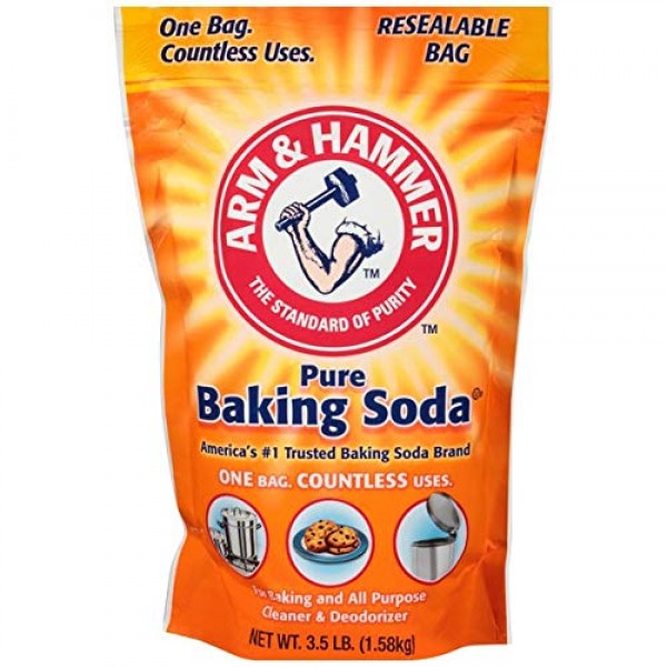 Arm &Amp; Hammer, Pure Baking Soda 3.5 Lb. Stand-Up Bag