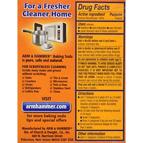 Arm &Amp; Hammer Pure Baking Soda 8 Oz Pack Of 6