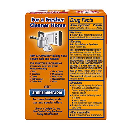 Arm &Amp; Hammer Pure Baking Soda, 8Oz, Pack Of 2