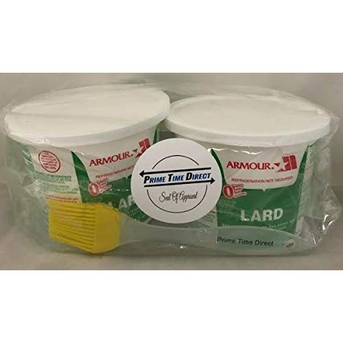 Armour Lard Star Tubs 16 Oz Pack Of 2 Bundled With Prime Time