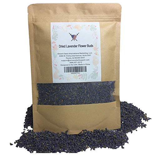 Organic Dried Lavender Flower Buds - 4 Oz Edible Flowers To Be A