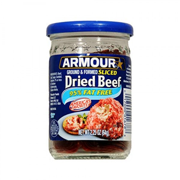 Armour Ground & Formed Sliced Dried Beef 2.25 oz Pack of 3