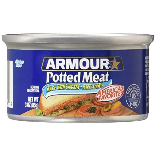 Armour Potted Meat made with Chicken and Pork 3 oz Pack of 9