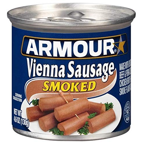 Armour Smoked Vienna Sausage, 4.6 Ounce -- 24 per case.