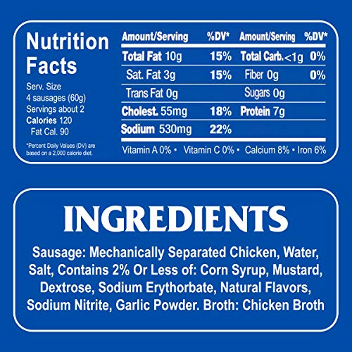 Armour Star Chicken Vienna Sausage, Canned Sausage, 4.6 Oz Pack