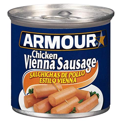 Armour Star Chicken Vienna Sausage, Canned Sausage, 4.6 Oz Pack