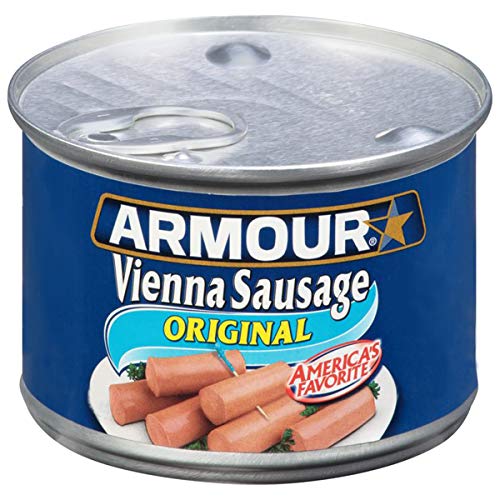 Armour Star Vienna Sausage, Original Flavor, Canned Sausage, 9.2...