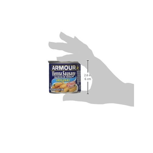 Armour Vienna Original Sausage, Six 4.75oz. Cans