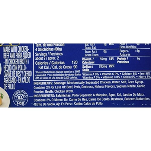 Armour Vienna Original Sausage, Six 4.75oz. Cans