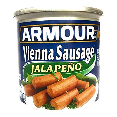 Armour Vienna Sausage Jalapeno 4.75 Oz Pack of 6