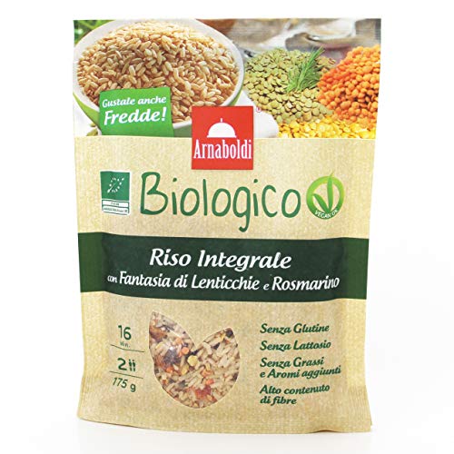 Organic Gluten Free Brown Rice With Lentils And Rosemary, Organi