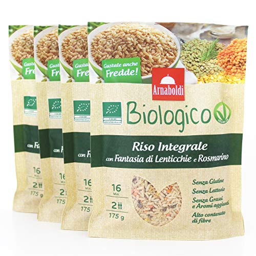 Organic Gluten Free Brown Rice With Lentils And Rosemary, Organi