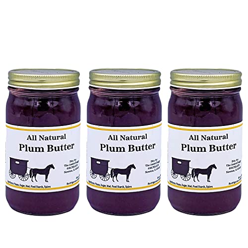 Flavored Butters Plum - 8 Oz Jar - Qty 3 Jars
