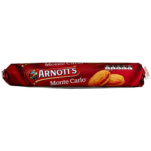 Arnotts Monte Carlo Jam &Amp; Cream Biscuits 250G