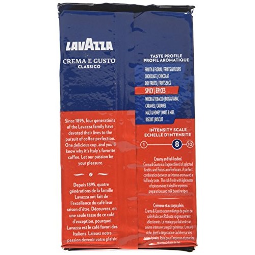 Lavazza Italian Crema E Gusto Ground Espresso 1 Case = 20 X 8