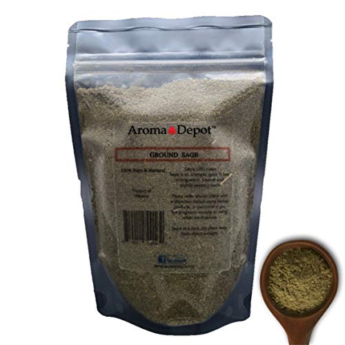 100% Natural Ground And Whole Sage Leaf Herb, Spice, Seasoning,