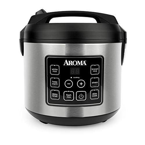 Aroma Housewares 20 Cup Cooked 10 Cup Uncooked Digital Rice Co