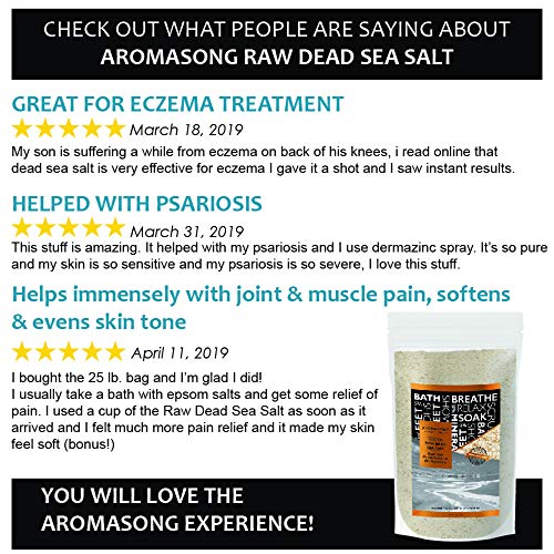 5 Lbs Raw Dead Sea Salt Not Cleaned, Still Contains All Dead Sea