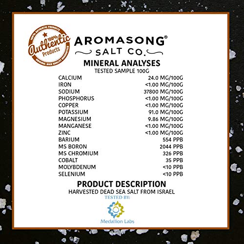 5 Lbs Raw Dead Sea Salt Not Cleaned, Still Contains All Dead Sea