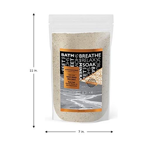 5 Lbs Raw Dead Sea Salt Not Cleaned, Still Contains All Dead Sea