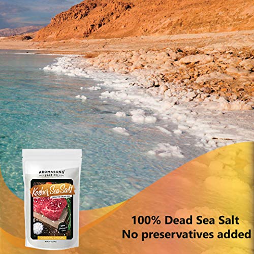 Aromasong 100% Natural Sea Salt Bulk Food Grade 19 Lb, Kosher Sa