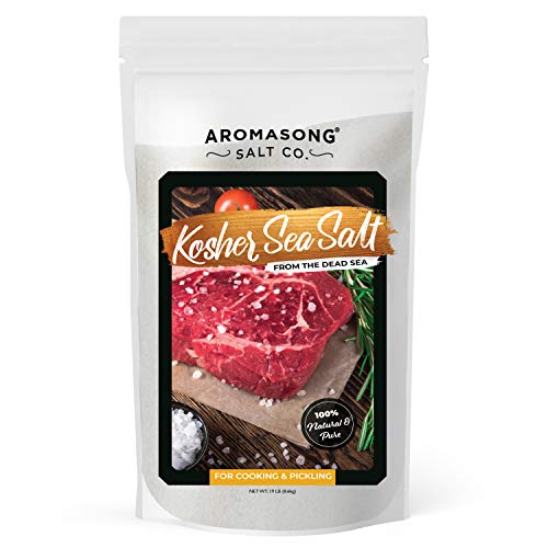 Aromasong 100% Natural Sea Salt Bulk Food Grade 19 Lb, Kosher Sa