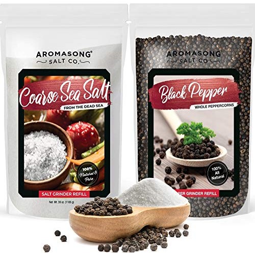 Aromasong Organic Medium Coarse Sea Salt Bulk Resealable Bag O