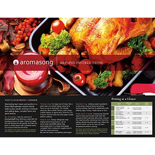 Aromasong Turkey Brine, Herbs De Provence With Hot &Amp; Spicy Combo
