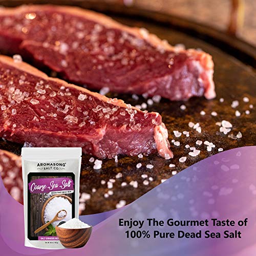 Organic Sea Salt Bulk Food Grade 19 Lb, Coarse Grain, Large Rese