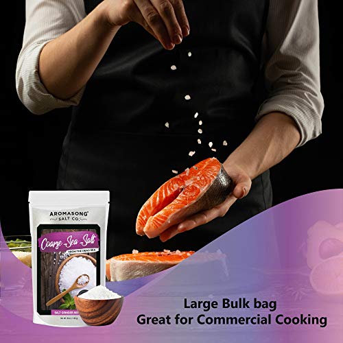 Organic Sea Salt Bulk Food Grade 19 Lb, Coarse Grain, Large Rese
