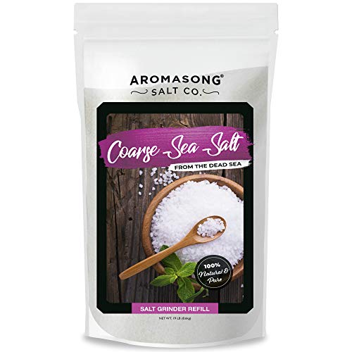 Organic Sea Salt Bulk Food Grade 19 Lb, Coarse Grain, Large Rese