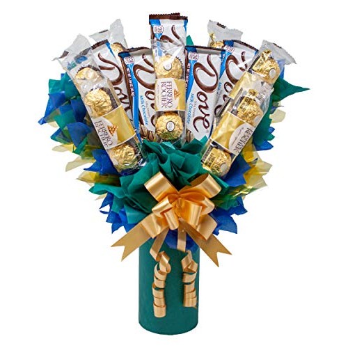 Dove &Amp; Ferrero Rocher Chocolate Bouquet | Gift For Chocolate Lov