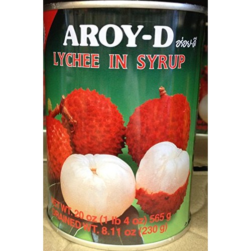 20Oz Aroy-D Lychee In Syrup Pack Of 2