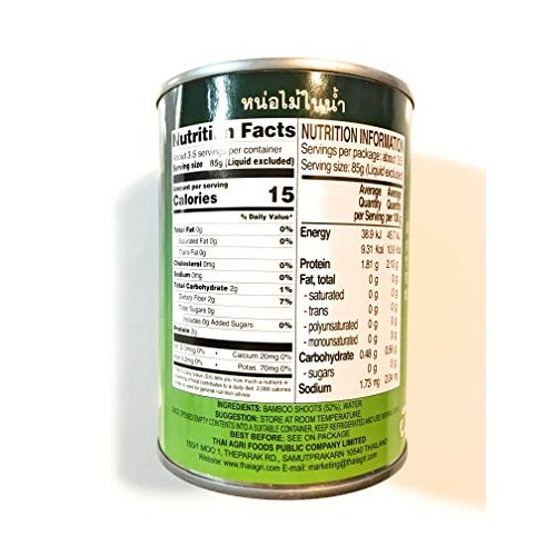 Aroy-D Bamboo Shoot Halves In Water 19 Oz4 Pack
