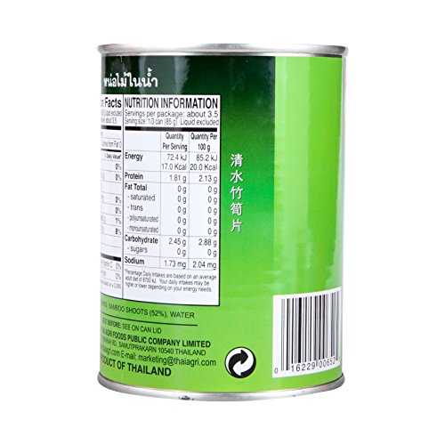 Aroy-D, Bamboo Shoots Slices In Water, 19 Oz