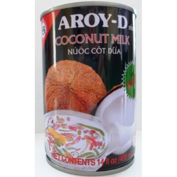 AROY-D Coconut Milk for Dessert Net Wet 14 Oz Pack of 6