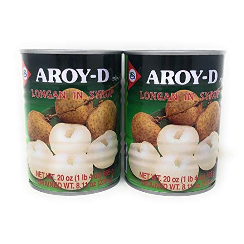 Aroy-D Longan In Syrup 20Oz 565G, 2 Pack
