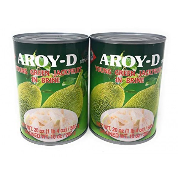 Aroy-d young green jackfruit in brine 2 pack