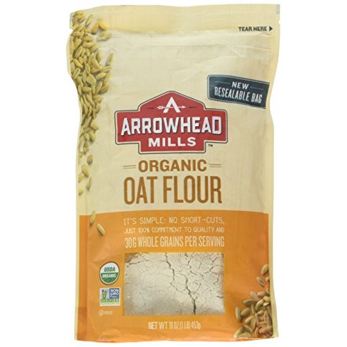 Arrowhead Mills Flour Oat Organic, 16 Oz