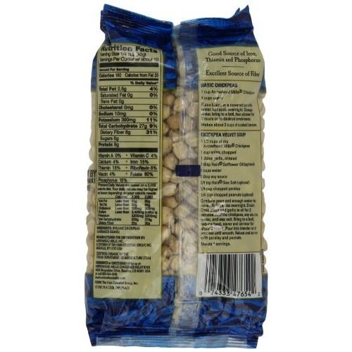 Arrowhead Mills Chickpeas, 1-Pound Unit Pack Of 6