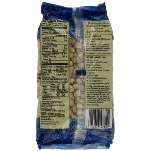 Arrowhead Mills Chickpeas, 1-Pound Unit Pack Of 6