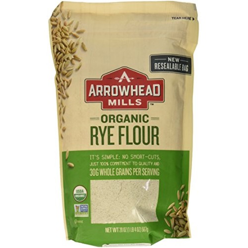 Arrowhead Mills Flour Rye Organic, 20 Oz