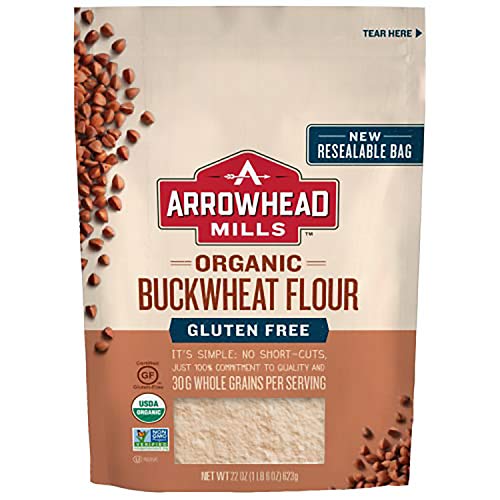 Arrowhead Mills Organic Buckwheat Flour, Gluten Free, 22 Ounce B