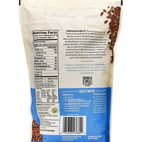 Arrowhead Mills Organic Flax Seeds, 16 Oz Pack Of 6