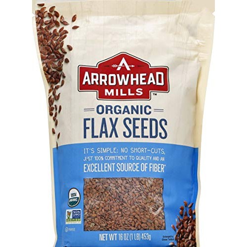Arrowhead Mills Organic Flax Seeds, 16 Oz Pack Of 6
