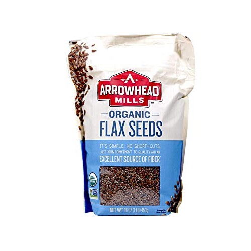 Arrowhead Mills, Organic Flax Seeds, 16 Oz 453 G - 2Pcs